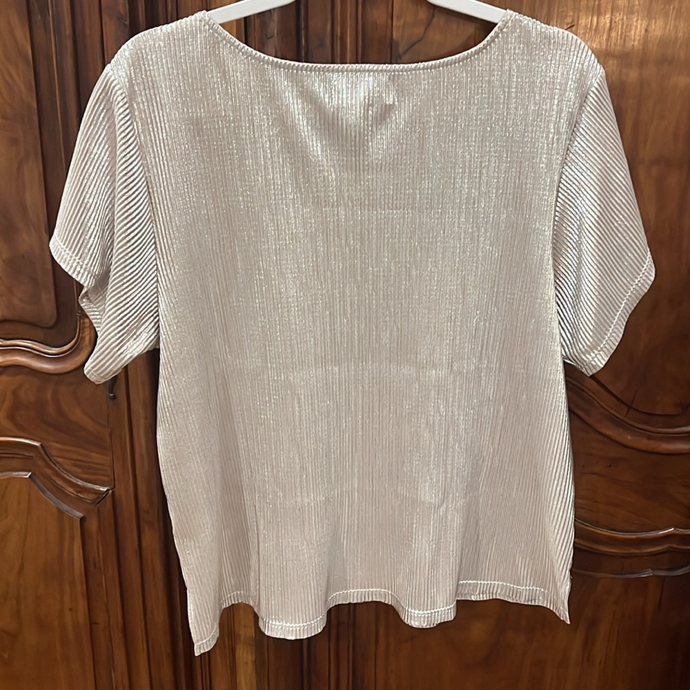 Ripley Rader RARE metallic silver top - Picture 3 of 6